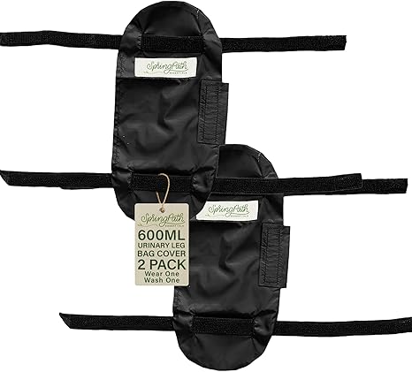 Leg Bag Cover with Straps - 600mL, Pack of 2